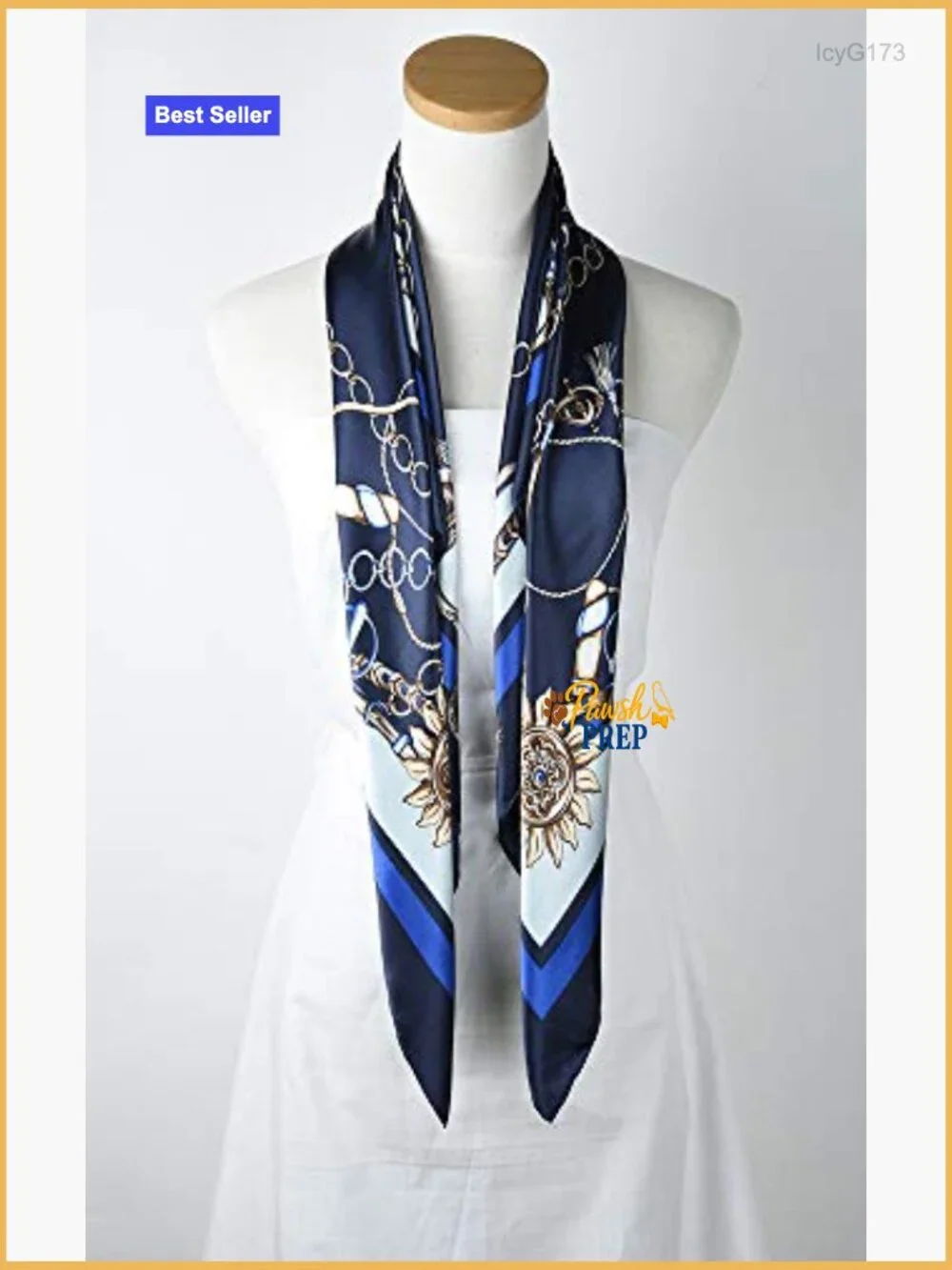 Large Square Satin Hair Scarf - Silk-Feel Head Wrap, Night Protection, Fashion
